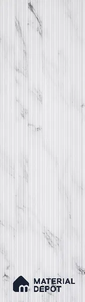 White Plain Colour Look Charcoal Louver/Panel 9.5 ft x 6 inch - 6 mm | Ideal for Feature Wall, Living Room, Bedroom, Home, TV Unit | PN 07118