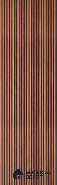 Wooden Look PN 07134 9.5 ft x 6 inch Charcoal Panel - 6 mm | Suitable for Feature Wall, TV Unit & Living Room | Width is Subjected to 5% Variation