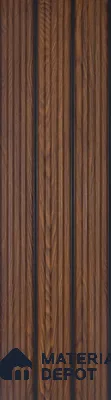 Wooden Look PN 07139 9.5 ft x 6 inch Charcoal Panel - 6 mm | Suitable for Feature Wall, TV Unit & Living Room | Width is Subjected to 5% Variation
