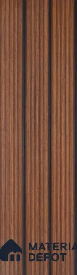 Brown Wooden Look Charcoal Louver/Panel 9.5 ft x 6 inch - 6 mm | Ideal for Feature Wall, Living Room, Bedroom, Home, TV Unit | PN 07140