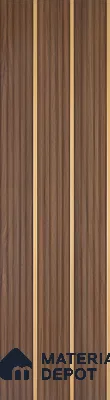 Wooden Look PN 07141 9.5 ft x 6 inch Charcoal Panel - 6 mm | Suitable for Feature Wall, TV Unit & Living Room | Width is Subjected to 5% Variation