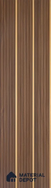 Wooden Look PN 07141 9.5 ft x 6 inch Charcoal Panel - 6 mm | Suitable for Feature Wall, TV Unit & Living Room | Width is Subjected to 5% Variation