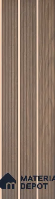 Wooden Look PN 07142 9.5 ft x 6 inch Charcoal Panel - 6 mm | Suitable for Feature Wall, TV Unit & Living Room | Width is Subjected to 5% Variation