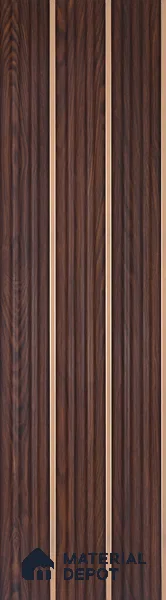 Wooden Look PN 07144 9.5 ft x 6 inch Charcoal Panel - 6 mm | Suitable for Feature Wall, TV Unit & Living Room | Width is Subjected to 5% Variation