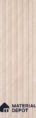 Beige Stone Look Charcoal Louver/Panel 9.5 ft x 4.7 inch - 11 mm | Ideal for Feature Wall, Living Room, Bedroom, Home, TV Unit | PN 07154
