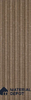 Mocha Brown Fabric Look PN 07156 9.5 ft x 4.7 inch Charcoal Panel - 11 mm | Suitable for Feature Wall, TV Unit & Living Room | Width is Subjected to 5% Variation