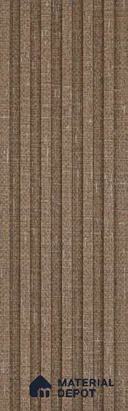 Mocha Brown Fabric Look PN 07156 9.5 ft x 4.7 inch Charcoal Panel - 11 mm | Suitable for Feature Wall, TV Unit & Living Room | Width is Subjected to 5% Variation