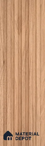 Brown Wooden Look Charcoal Louver/Panel 9.5 ft x 4.7 inch - 11 mm | Ideal for Feature Wall, Living Room, Bedroom, Home, TV Unit | PN 07165