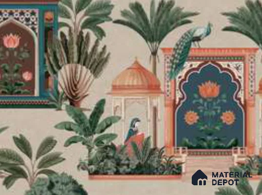 74068-1 | 5.2 Meter x 42 Inch Chinoserie Look Wallpaper - 59 Sq. Ft.