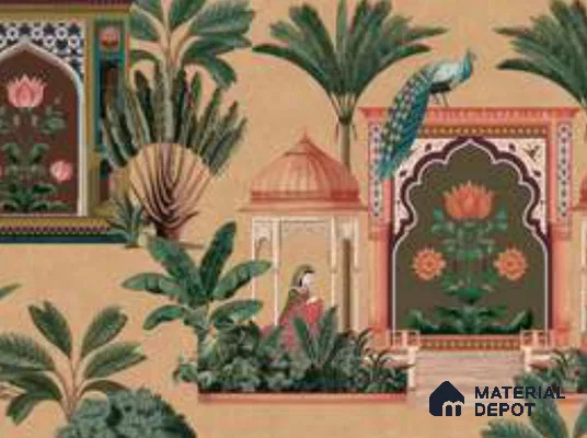 74068-2 | 5.2 Meter x 42 Inch Chinoserie Look Wallpaper - 59 Sq. Ft.