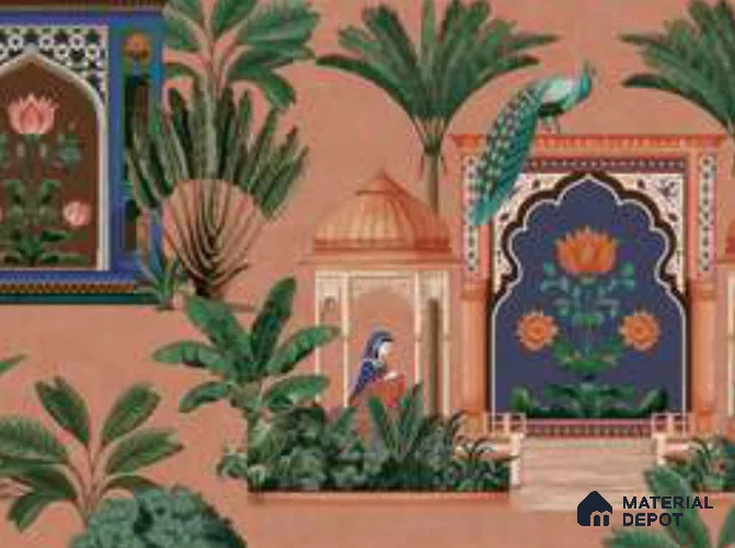 74068-3 | 5.2 Meter x 42 Inch Chinoserie Look Wallpaper - 59 Sq. Ft.