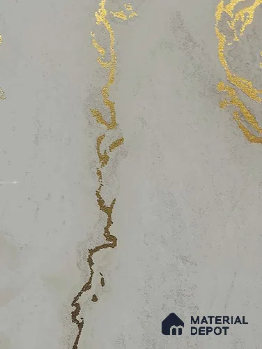 Cloud Grey Marble Look LM 26007 8 ft x 4 ft High Gloss Finish Acrylic Laminate - 2 mm