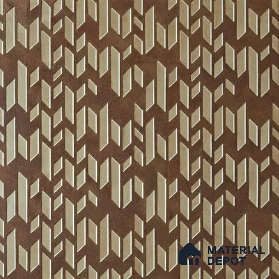 Mocha Brown 3D Look PN 08005 8 ft x 2 ft Charcoal Decorative Wall Panel - 4 mm | Suitable for Living Room, Bedroom, Feature Wall
