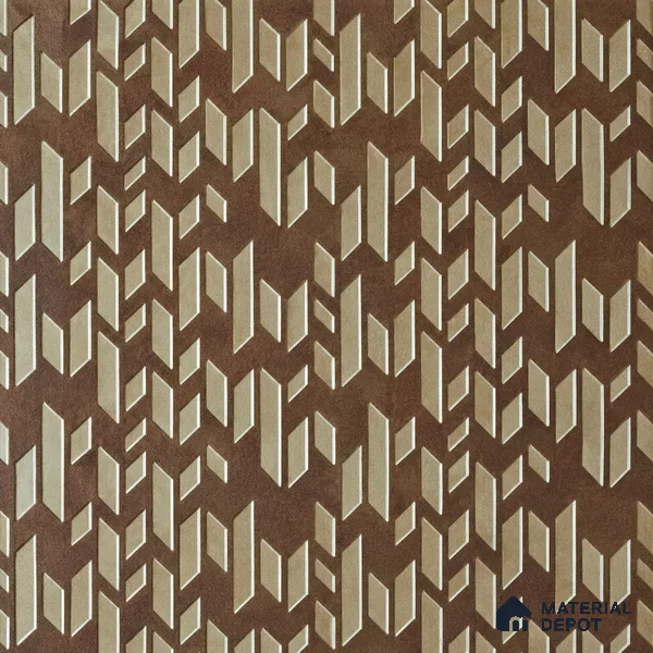Mocha Brown 3D Look PN 08005 8 ft x 2 ft Charcoal Decorative Wall Panel - 4 mm | Suitable for Living Room, Bedroom, Feature Wall