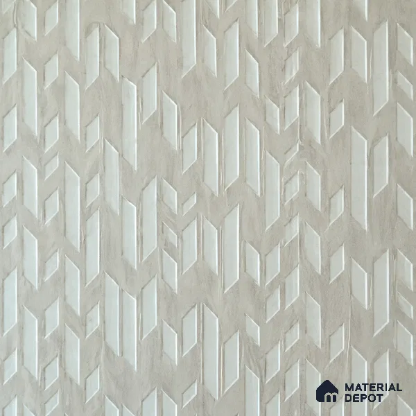 Ash Grey 3D Look PN 08006 8 ft x 2 ft Charcoal Decorative Wall Panel - 4 mm | Suitable for Living Room, Bedroom, Feature Wall