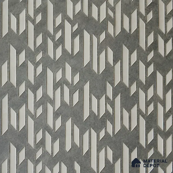 Steel Grey 3D Look PN 08007 8 ft x 2 ft Charcoal Decorative Wall Panel - 4 mm | Suitable for Living Room, Bedroom, Feature Wall