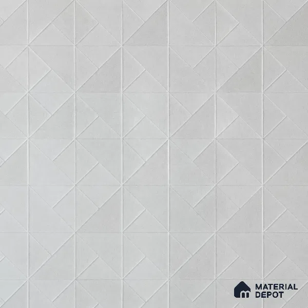 Light Grey 3D Look PN 08008 8 ft x 2 ft Charcoal Decorative Wall Panel - 4 mm | Suitable for Living Room, Bedroom, Feature Wall