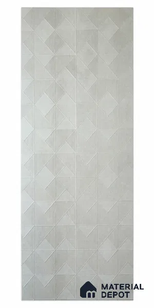 Light Grey 3D Look PN 08009 8 ft x 2 ft Charcoal Decorative Wall Panel - 4 mm | Suitable for Living Room, Bedroom, Feature Wall
