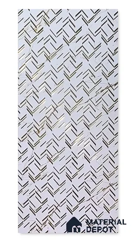 Dove Grey 3D Look PN 08012 8 ft x 2 ft Charcoal Decorative Wall Panel - 4 mm | Suitable for Living Room, Bedroom, Feature Wall