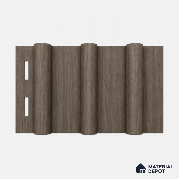 Royal Nut 10 ft x 0.6 ft (3060x180 mm) Arch Design Interior & Exterior Wall & Ceiling Panel - 17 mm | Suitable for Balcony, Facade & Open Area | Width is Subjected to 5% Variation