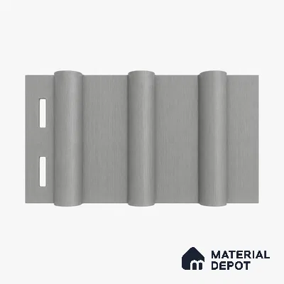 Silver 10 ft x 0.6 ft (3060x180 mm) Arch Design Interior & Exterior Wall & Ceiling Panel - 17 mm | Suitable for Balcony, Facade & Open Area | Width is Subjected to 5% Variation