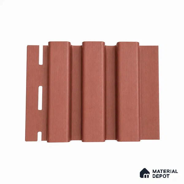 Copper 10 ft x 0.5 ft (3060x150 mm) Linea Design Interior & Exterior Wall & Ceiling Panel - 15 mm | Suitable for Balcony, Facade & Open Area | Width is Subjected to 5% Variation