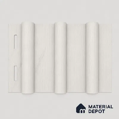 Statuario 10 ft x 0.6 ft (3060x180 mm) Arch Design Interior & Exterior Wall & Ceiling Panel - 17 mm | Suitable for Balcony, Facade & Open Area | Width is Subjected to 5% Variation