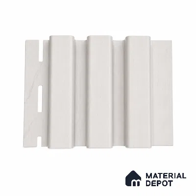Statuario 10 ft x 0.5 ft (3060x150 mm) Linea Design Interior & Exterior Wall & Ceiling Panel - 15 mm | Suitable for Balcony, Facade & Open Area | Width is Subjected to 5% Variation