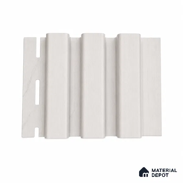 Statuario 10 ft x 0.5 ft (3060x150 mm) Linea Design Interior & Exterior Wall & Ceiling Panel - 15 mm | Suitable for Balcony, Facade & Open Area | Width is Subjected to 5% Variation