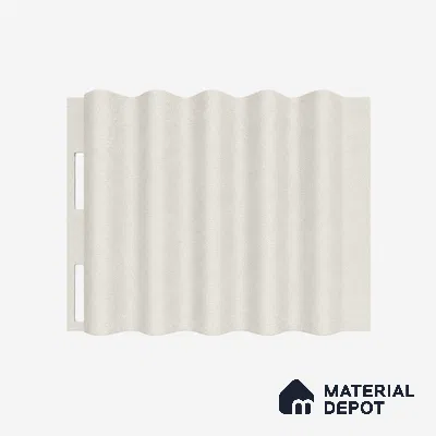 Pearl 10 ft x 0.45 ft (3060x140 mm) Pyramid Design Interior & Exterior Wall & Ceiling Panel - 14 mm | Suitable for Balcony, Facade & Open Area | Width is Subjected to 5% Variation