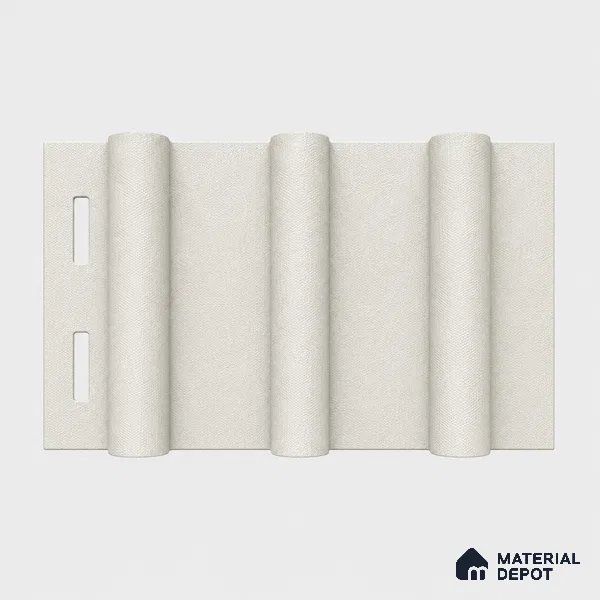 Pearl 10 ft x 0.6 ft (3060x180 mm) Arch Design Interior & Exterior Wall & Ceiling Panel - 17 mm | Suitable for Balcony, Facade & Open Area | Width is Subjected to 5% Variation