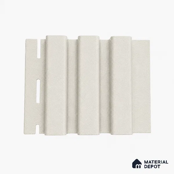 Pearl 10 ft x 0.5 ft (3060x150 mm) Linea Design Interior & Exterior Wall & Ceiling Panel - 15 mm | Suitable for Balcony, Facade & Open Area | Width is Subjected to 5% Variation