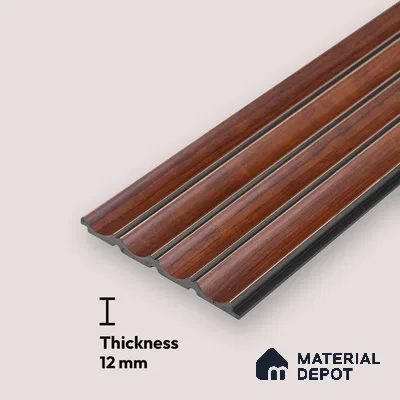 Wooden Look PN 06799 8 ft x 4.9 inch Charcoal Panel - 12 mm | Suitable for Living Room, Bedroom & TV Cabinet | Width is Subjected to 5% Variation