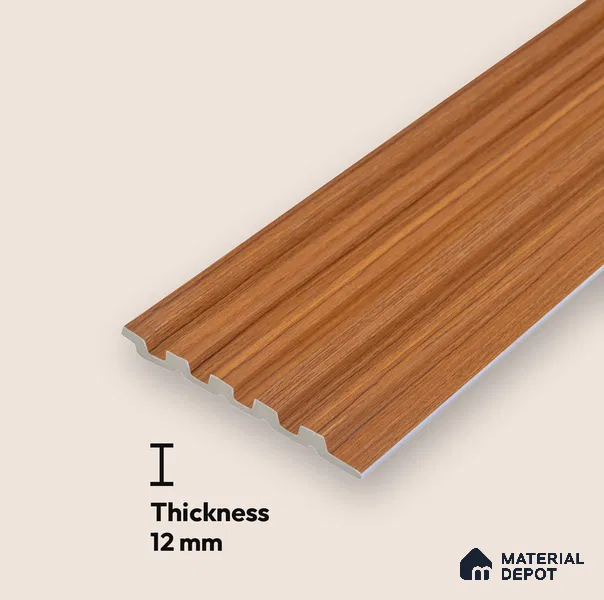 PN 06810 9.2 ft x 4.7 inch Charcoal Louvers/Panels - 12 mm