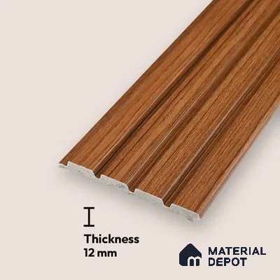 PN 06816 9.2 ft x 4.7 inch Charcoal Louvers/Panels - 12 mm