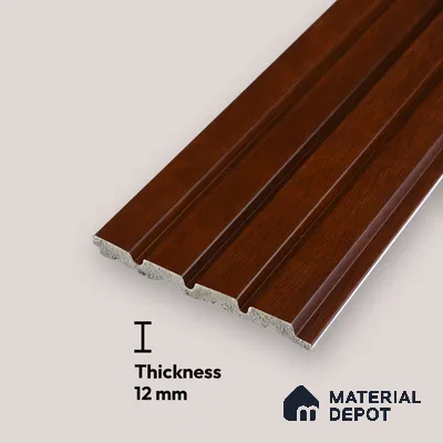 PN 06820 9.2 ft x 4.7 inch Charcoal Louvers/Panels - 12 mm