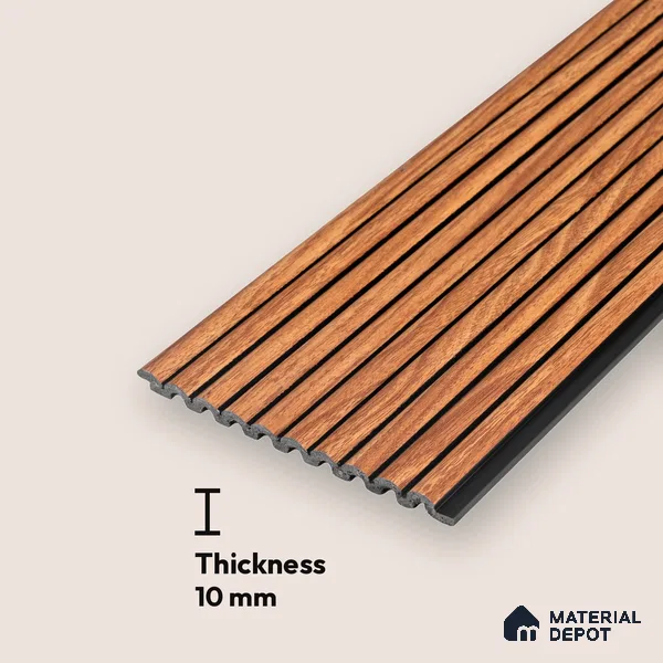PN 06826 9.2 ft x 5.9 inch Charcoal Louvers/Panels - 10 mm