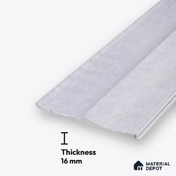 Dove Grey Marble Look PN 06858 9.2 ft x 7.8 inch Charcoal Panel - 16 mm | Suitable for Living Room, Bedroom & TV Cabinet | Width is Subjected to 5% Variation