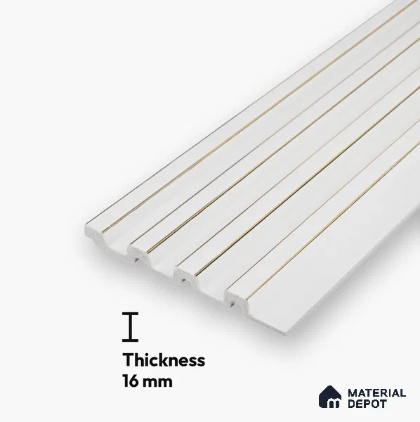 Ivory Beige Plain Colour Look PN 06879 9.2 ft x 6.1 inch Charcoal Panel - 16 mm | Suitable for Living Room, Bedroom & TV Cabinet | Width is Subjected to 5% Variation