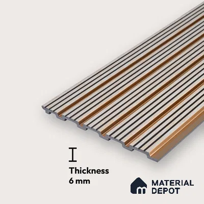 Cement Grey Geometric Look PN 07026 9.5 ft x 7.8 inch Charcoal Panel - 6 mm | Suitable for Feature Wall, TV Unit & Living Room | Width is Subjected to 5% Variation