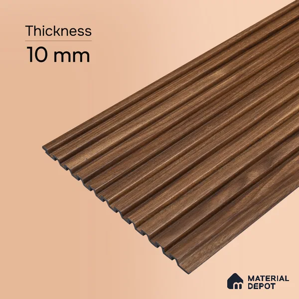 Wooden Look PN 06976 8 ft x 10 inch PVC Panel - 10 mm | Suitable for Living Room, Bedroom & Office | Width is Subjected to 5% Variation
