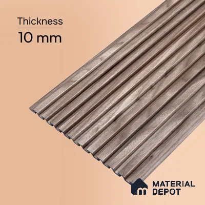 Wooden Look PN 06977 8 ft x 10 inch PVC Panel - 10 mm | Suitable for Living Room, Bedroom & Office | Width is Subjected to 5% Variation
