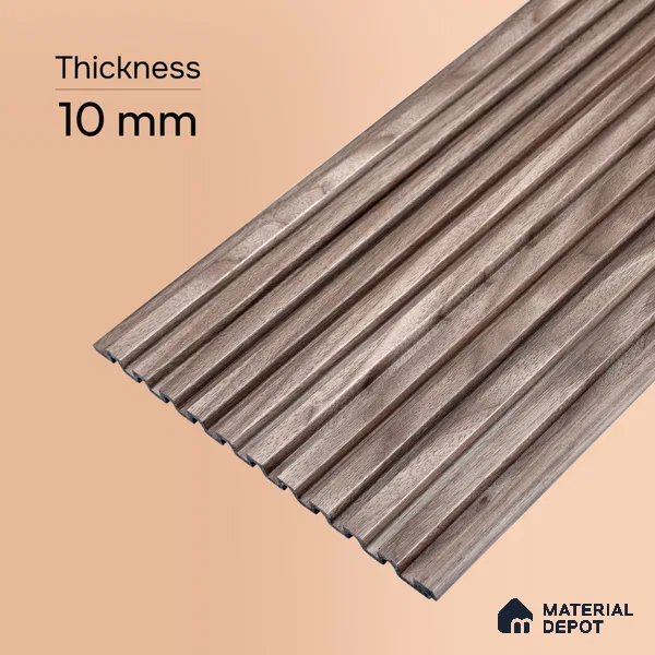 Wooden Look PN 06977 8 ft x 10 inch PVC Panel - 10 mm | Suitable for Living Room, Bedroom & Office | Width is Subjected to 5% Variation