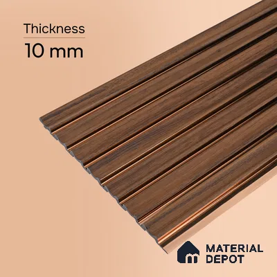 Wooden Look PN 07373 8 ft x 9.6 inch PVC Panel - 10 mm | Suitable for Living Room, Bedroom & Office | Width is Subjected to 5% Variation
