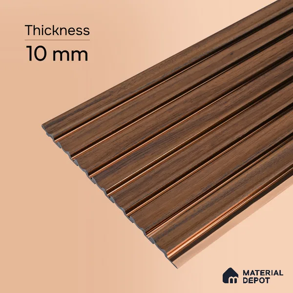 Wooden Look PN 07373 8 ft x 9.6 inch PVC Panel - 10 mm | Suitable for Living Room, Bedroom & Office | Width is Subjected to 5% Variation