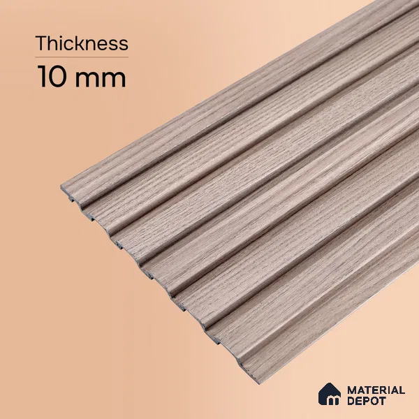 Wooden Look PN 07378 8 ft x 9.6 inch PVC Panel - 10 mm | Suitable for Living Room, Bedroom & Office | Width is Subjected to 5% Variation