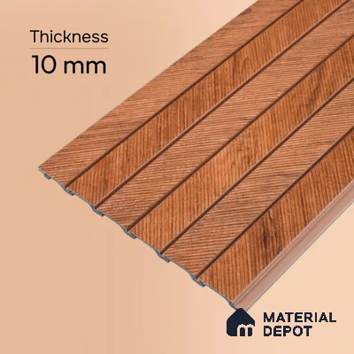 Copper Orange Marble Look PN 07379 8 ft x 9.6 inch PVC Panel - 10 mm | Suitable for Living Room, Bedroom & Office | Width is Subjected to 5% Variation