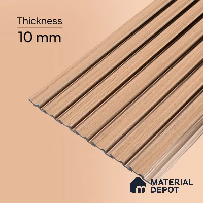 Wooden Look PN 07389 8 ft x 9.6 inch PVC Panel - 10 mm | Suitable for Living Room, Bedroom & Office | Width is Subjected to 5% Variation