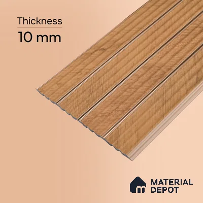 Wooden Look PN 07391 8 ft x 9.6 inch PVC Panel - 10 mm | Suitable for Living Room, Bedroom & Office | Width is Subjected to 5% Variation
