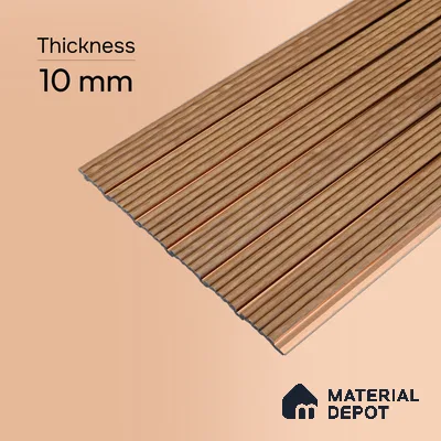 Wooden Look PN 07392 8 ft x 9.6 inch PVC Panel - 10 mm | Suitable for Living Room, Bedroom & Office | Width is Subjected to 5% Variation